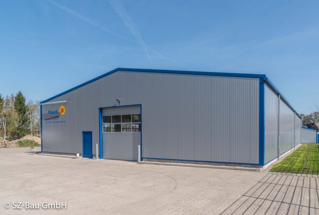 Erstellung einer Halle – Ansicht 1