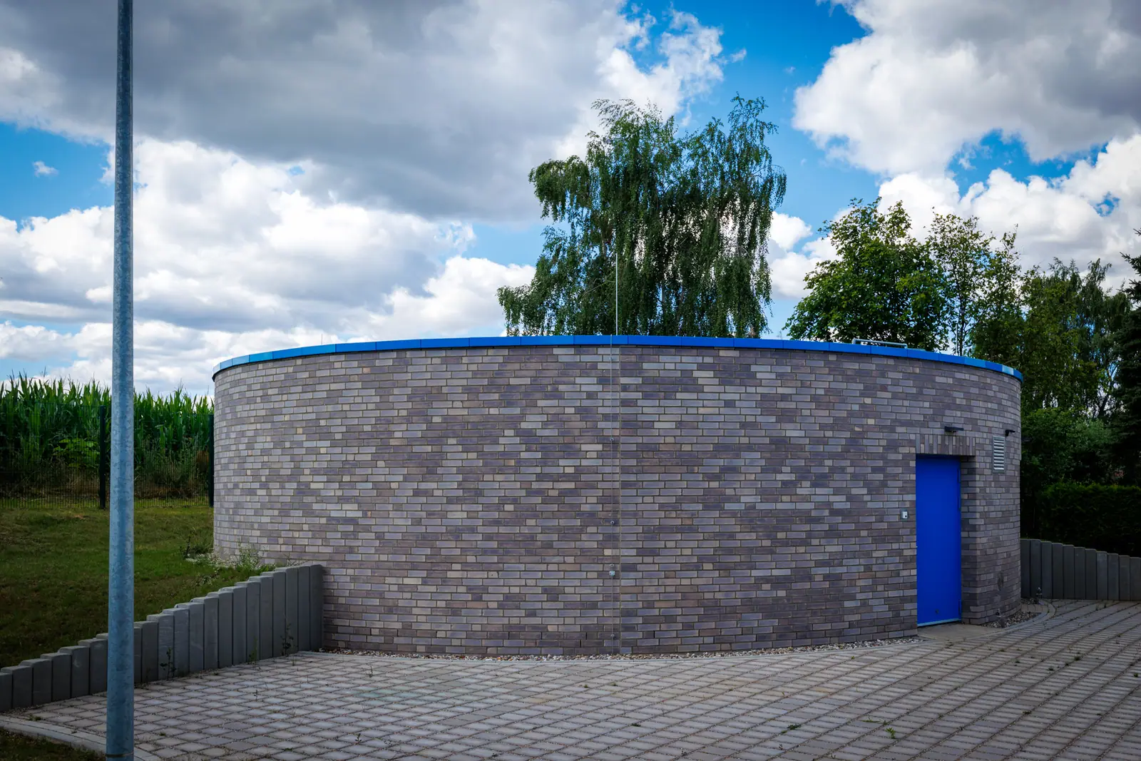 Neubau Trinkwasserspeicher Schwerin-Wickendorf – Ansicht 1