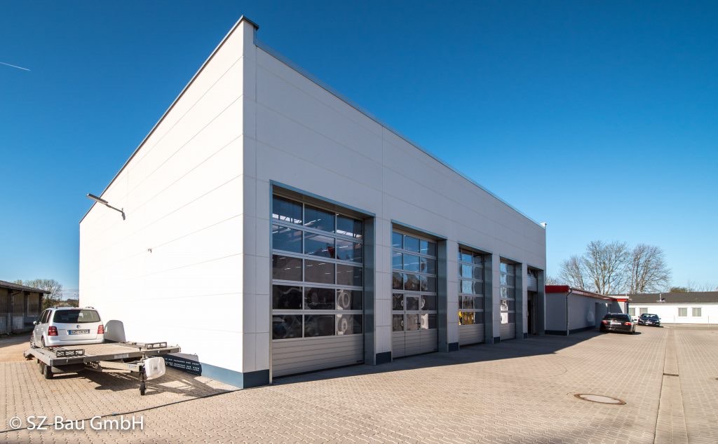 Werkhalle Bosch-Service Lau – Ansicht 1